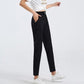 S-3XL Female Solid Color Thin Casual Cropped Pants Sports Sweatpants Women's Spring Summer Large Size Loose Long Harem Pants