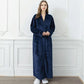Zipper Nightdress Women's Winter Long Lazy Pajamas Large Size Loose One-piece Pregnant Thickening Nightgown Couple Bathrobe