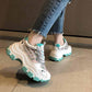 Plus Size 35-40 Summer Women Mesh Sneakers Students Breathable Running Basketball Shoes Shockproof Non-slip Heighten Shoes