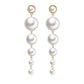 Temperament Ladies Elegant Large Series of Long Strings of Pearl Earrings Long Earrings