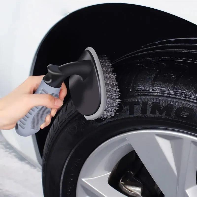 Wheel Cleaning Brush Tire Brush Car Cleaning Wheel Rim Car Wash Detail Brush Tire Brush Special Artifact