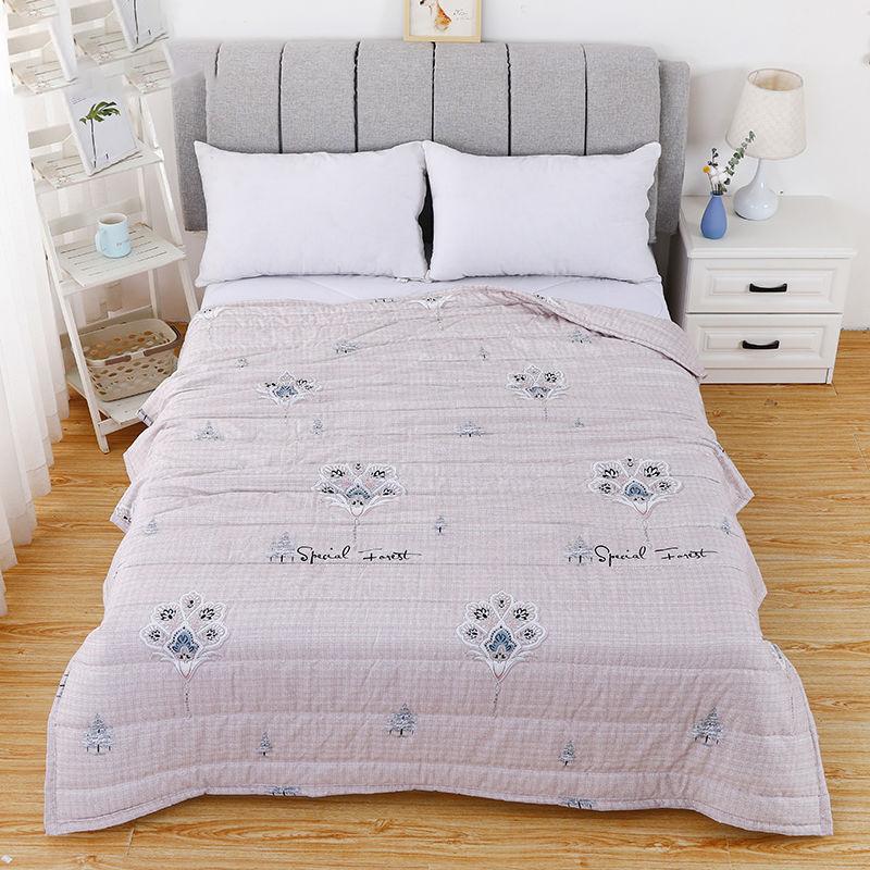 Skin Friendly Summer Cool Quilt Double Air-conditioning Quilt Washed Cotton Quilt Student Single Summer Dormitory Quilt