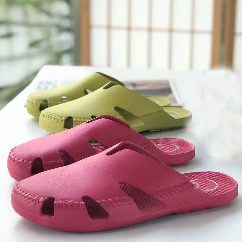 Women's Vietnamese Natural Rubber Slippers Women's Baotou Retro Beach Casual Breathable Non-slip Latex Sandals