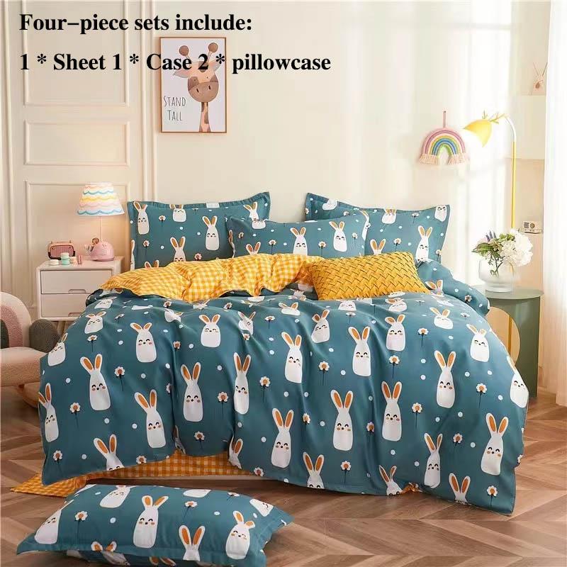 Printing Bed Single Four-piece Sheets Are Set of Homes for Home Beds