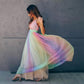 French Rainbow Fairy Dress,Vintage Milkmaid Fairy Dress,Gauzy Sling Dress,Summer Dress Women,V-neck Fairy Dress,Fairy Dress,Victorian Dress