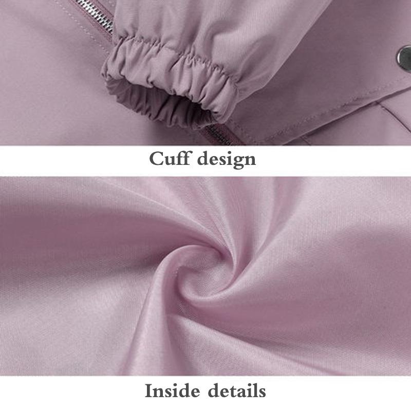 Spring and Autumn Short Hooded Casual Small Windbreaker Loose Jacket Jacket Women