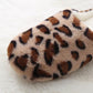 Women Autumn Winter Indoor Slippers Warm Plush Home Leopard Print Slipper Female Household Flat Floor Soft Slient Slippers for Bedroom