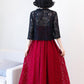 Summer Short Coat Hollow Out Lace Cardigan Women Solid Color Thin Shawl  Sun Protection