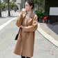 Spring and Autumn Woolen Coat Women Loose Casual Fashion Coat