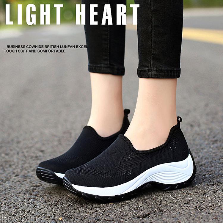 Women Platform Sneakers Spring Ladies Wedges Casual Shoes Women Trainers Comfortable Femme Height Increasing Women Shoes