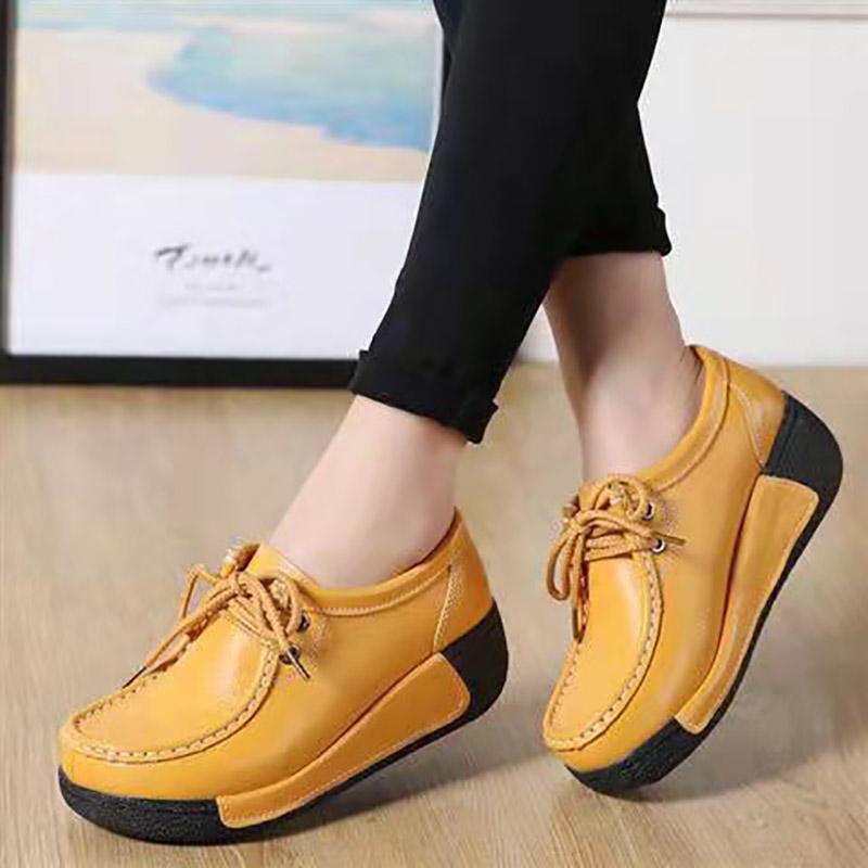 Plus Velvet Women's Fashion Cotton Shoes Winter Leather Casual Beanie Shoes