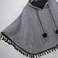 Fashion Women Coat and Capes Pullover Cape Women Winter Wraps Shawl Knitted Cloak Ponchos Women Autumn Winter