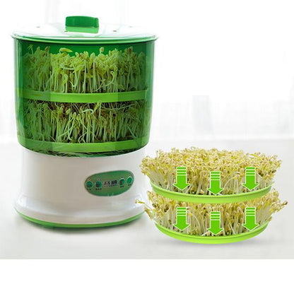 2/3 Layer Automatic Bean Sprout Machine Homemade Sprout Bud Machine Bean Sprouts Maker Seeds Growing