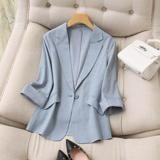 Women's Office Female  Blazer Slim High Quality Ladies Jacket Professional Formal Wear Women's Casual Thin Coats Are Comfortable and Light