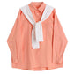 Solid Color Versatile Bottoming Shirt Schoolgirls Spring Korean Style Loose Lazy Wind Shirt Super Delivery Shawl