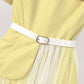 Pofulove Summer Plus Size Dress Female Slim Mesh Stitching Dress with Belt Long Maxi Dress Party