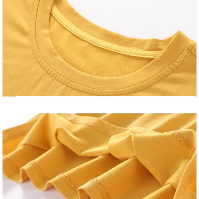 Sports and Leisure Women's Spring and Summer Small Daisy Loose Pants Short-sleeved Two-piece Cute Sports Suit Beautiful and Comfortable