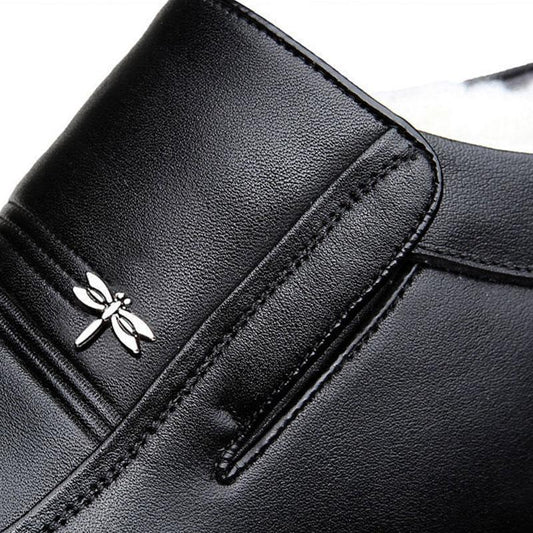 Cotton Shoes Men's Winter Plus Velvet Warm Shoes Tendon Bottom Middle-aged and Elderly Father Shoes Winter Non-slip Men's Cotton Shoes