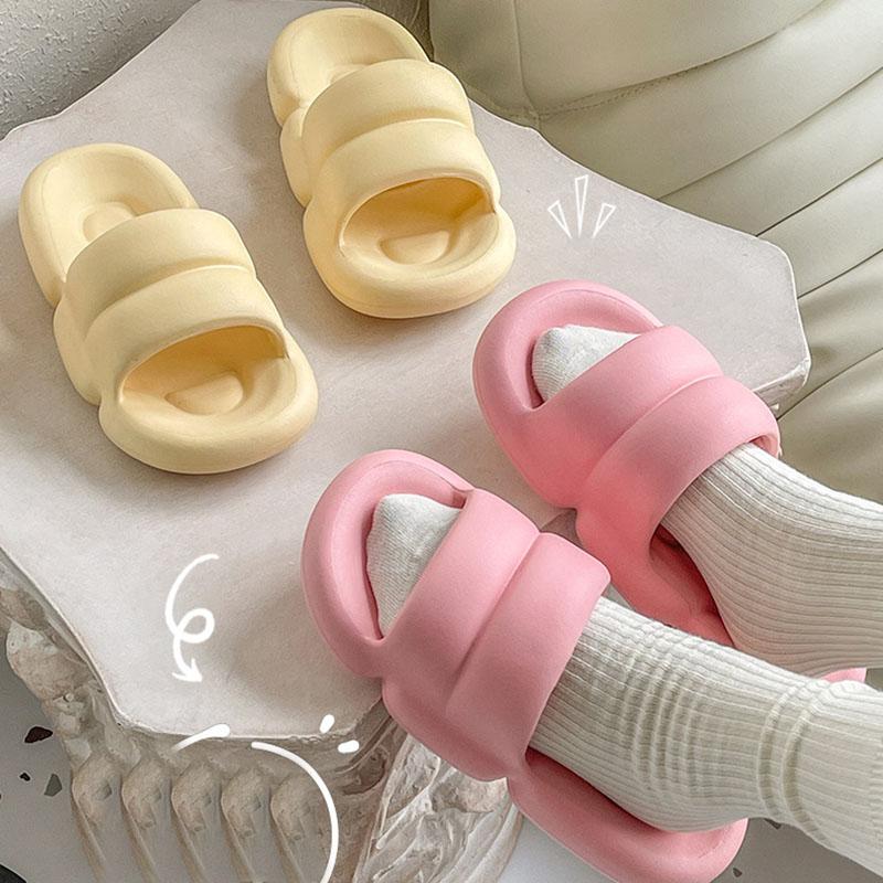 Soft Slippers Women Summer Fashion Home Bathroom Bath Non-slip Deodorant Thick Bottom Couple Sandals Men Tide