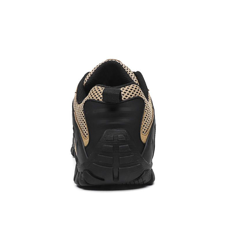 Summer Cool Breathable Men Hiking Shoes Suede Mesh Outdoor Sneakers Climbing Shoes Men Sport Shoes