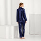 Women Silk Satin Pajamas Set Sleepwear Casual Simple Pajama Couple Pajamas Suit Female Sleep Two Piece Set Men Loungewear Plus Size Nightwear