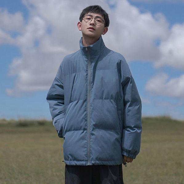Padded Jacket Men's Winter Thickening and Warmth Korean Version of The Loose Trend Padded Jacket Ins Hong Kong Style Student Bread Suit Jacket