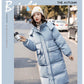 Knee-over-knee Down Padded Jacket Women's Mid-length Plus Size Loose and Thick Warm Jacket In Autumn and Winter