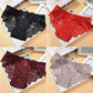 4-pack of Summer Sexy Lace Panties Cotton Crotch Hollow Ladies Panties Seamless Low-rise Women's Underwear