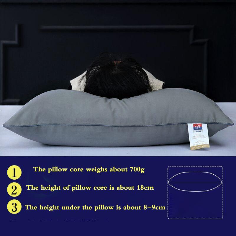 Washable Pillow Pillow Core Home Hotel Neck Pillow Single Student Adult Pillow Core Free Pillowcase