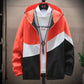 Spring New Jacket Men's Youth Student Trend Tooling Thin Hooded Jacket Casual All-match Gown
