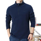 Men's Autumn and Winter Sweater Outdoor Men's Long-sleeved Semi-collar Fleece Lightweight Warm Sweatshirts