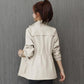 Spring Dress Waist Slim Small Windbreaker Women's Spring and Autumn Women's Stand Collar Age-reducing Coat