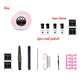 Manicure Set 36W LED UV lamp dryer set Gel Nail Polish Set Nail Art Manicure tool Set nail dryer kit