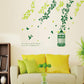 Living room background fresh garden decoration sofa wall sticker bedroom bedside sticker
