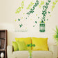 Living room background fresh garden decoration sofa wall sticker bedroom bedside sticker