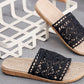 Lace Home Linen Slippers Four Seasons Summer Women's Indoor Non-slip Household Wooden Floor Mute Small Fragrance Sandals and Slippers