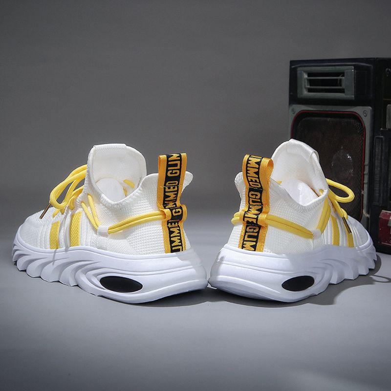Thick Sole Shoes Men's Summer Sneakers Men Korean Trend Male Shoes Sports Casual Breathable Running Shoes