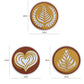 4 Packs of Nordic Coffee Pad Creative Insulation Pad Coaster Restaurant Simple Thickened Coaster