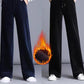 Winter Corduroy Plus Size Plus Velvet Thick Warm Wide-leg Pants Women's Corduroy Pants Drape Casual Pants Are Thin and Fashionable