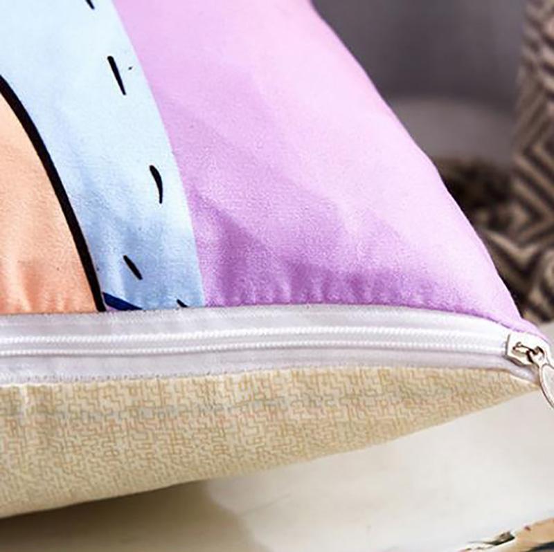 Happy Animal Printing Pillow Home Sofa Pillow Breathable Car Pillow Rest Relaxation Artifact