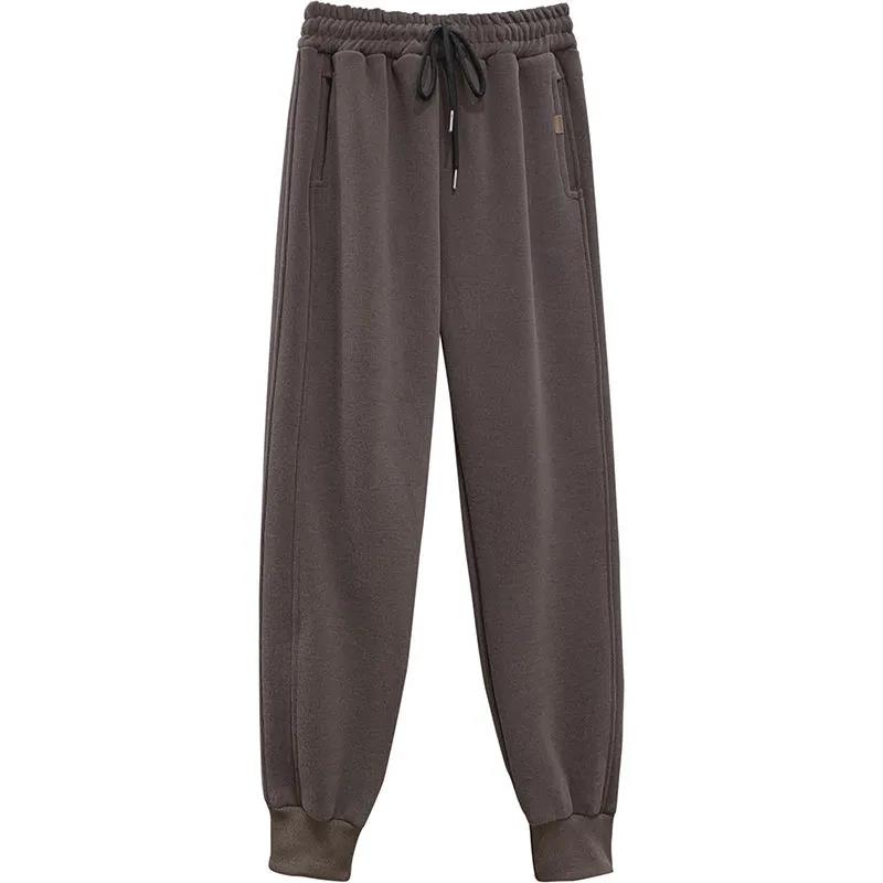 Spring and Autumn Thin Sports Pants Women Korean Style Loose High Waist Casual Harem Pants High Waist Casual Harem Pants