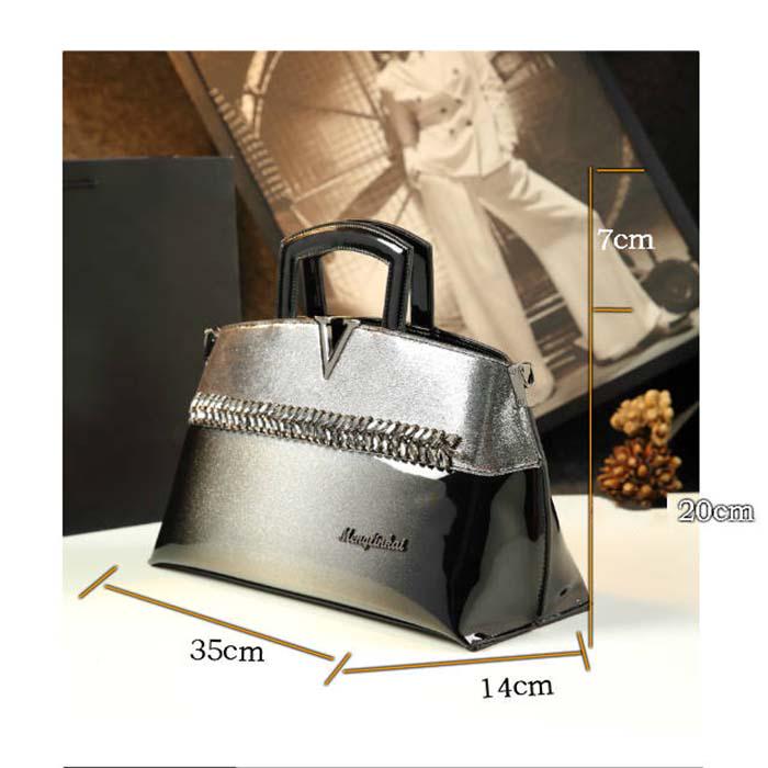Patent Leather Women Handbags Totes Shoulder Bags Messenger Bag Flower Handle Bags Designer Handbags