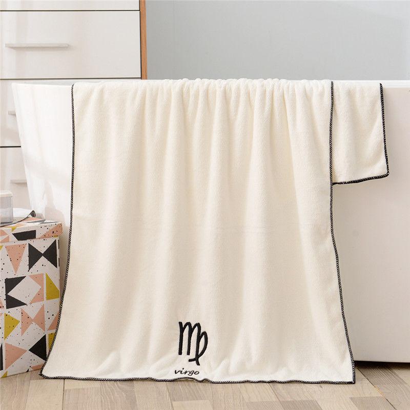 White and Elegant Increase Household Towels and Bath Towels 70*140 Styles for Men and Women To Take A Bath Quick-drying Absorbent and No Lint