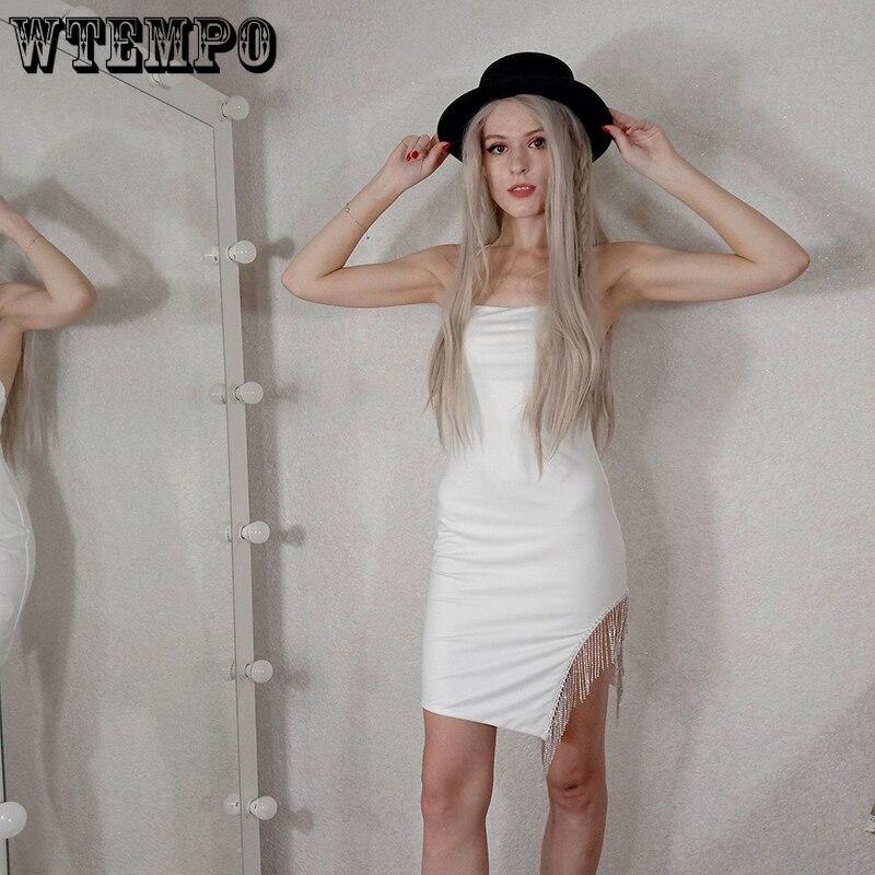 Split Tassel Sexy Dress Women Summer Sling Sleeve Backless Maxi Night Club Party Bodycon Hipster Dress Female