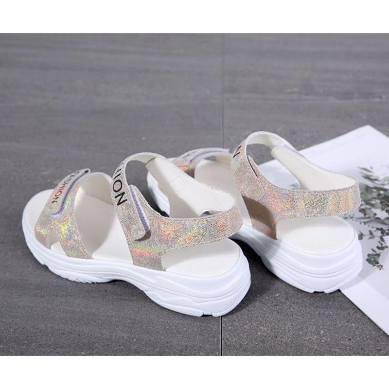 Sandals Ladies Students Korean Version  Roman Shoes Flat College Style Wild Summer Fashion Comfortable  Breathable