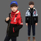 Children's Clothing Children's Coat Winter Style Letter Print Warm Jacket Boys Cotton Hooded Jacket