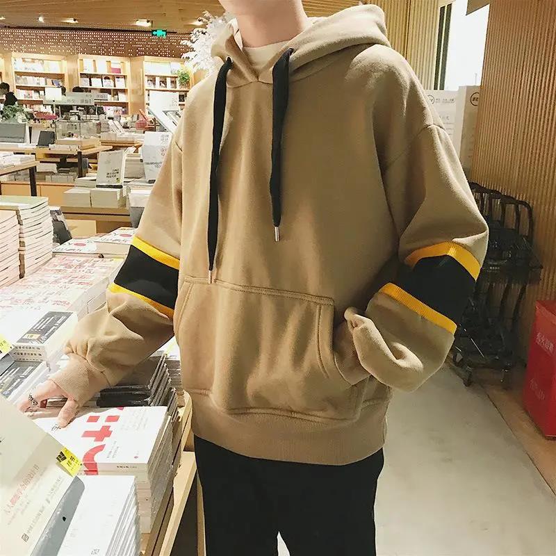 Winter Korean Style Warm and Comfortable Loose Plus Velvet Thick Couple Sweater All-match Hooded Pullover Jacket for Men and Women