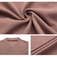 V-neck Long-sleeved Men's Sweater Autumn/winter Pure Color Casual Bottoming Shirt Warm Men's Clothing