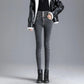 Plus Velvet Thickening Jeans Women's High Waist Winter Korean Version of The Trend Slime Stretch Warm Tight Foot Pencil Pants