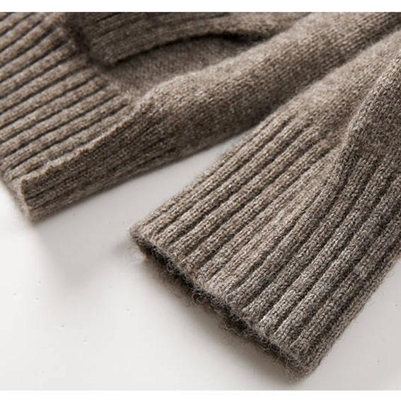 Women's Thick Turtleneck Sweater Autumn and Winter Loose Short Pullover Bottoming Shirt